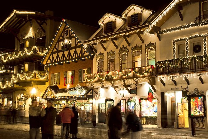 Bavarian Lodge Leavenworth hotel during Christmas festival 2025.