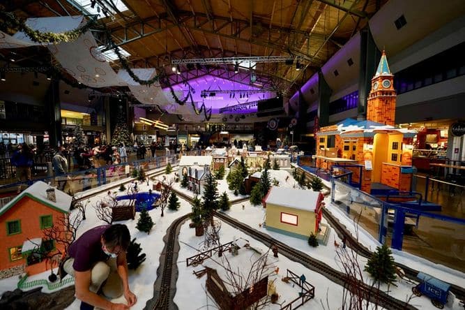 Seattle Center Winterfest Santa Village 2025.