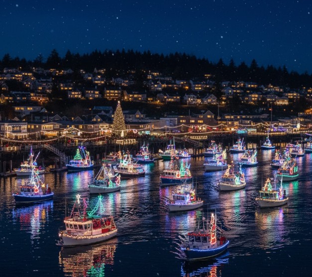 Gig Harbor Lighted Boat Parade 2025