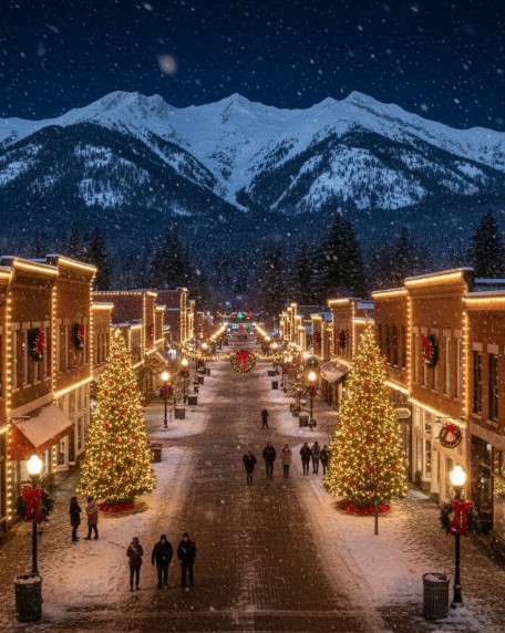 North Bend Washington Christmas getaway near Seattle 2025