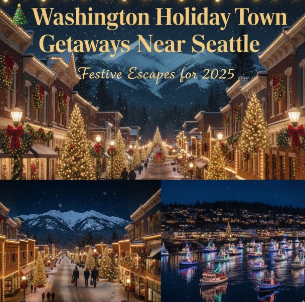 🎄 Washington Holiday Town Getaways Near Seattle: Festive Escapes for 2025